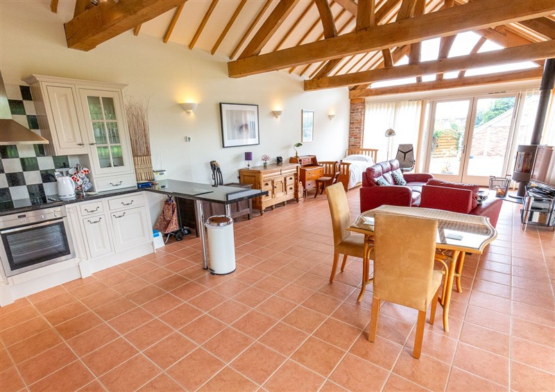 Kitchen at Natures Lodge, Cookley
