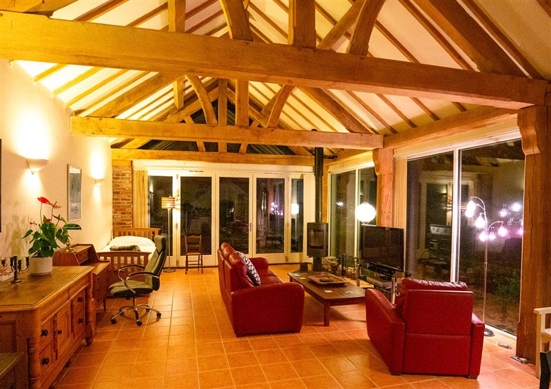 Outside Nature's Lodge at Natures Lodge, Cookley
