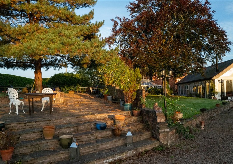 Outside at Natures Lodge, Cookley