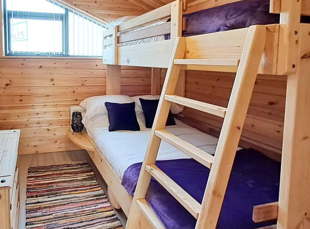 Bunk bedroom at Natures Nook in Brundall, Norfolk