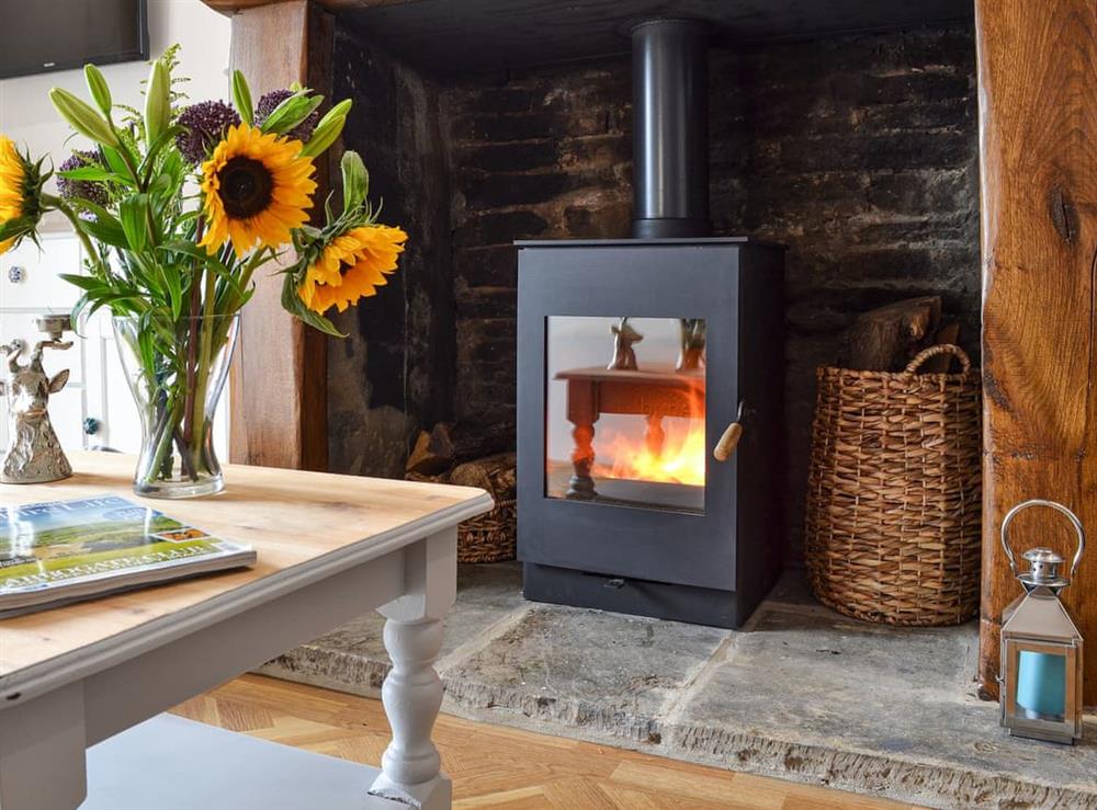 Cosy living space at Near Bank View Cottage in Shelley, near Huddersfield, West Yorkshire