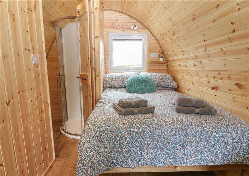 One of the bedrooms at Nebo Pod, Amlwch