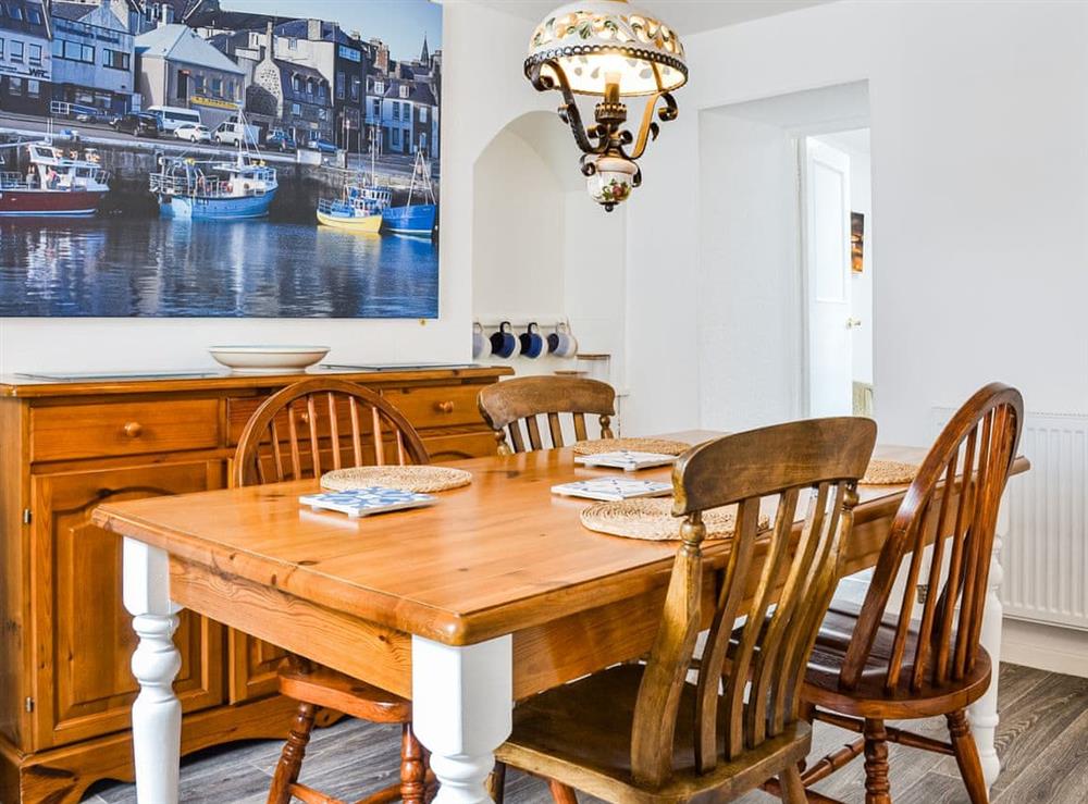 Dining Area at Needle Cottage in Cullen, Banffshire