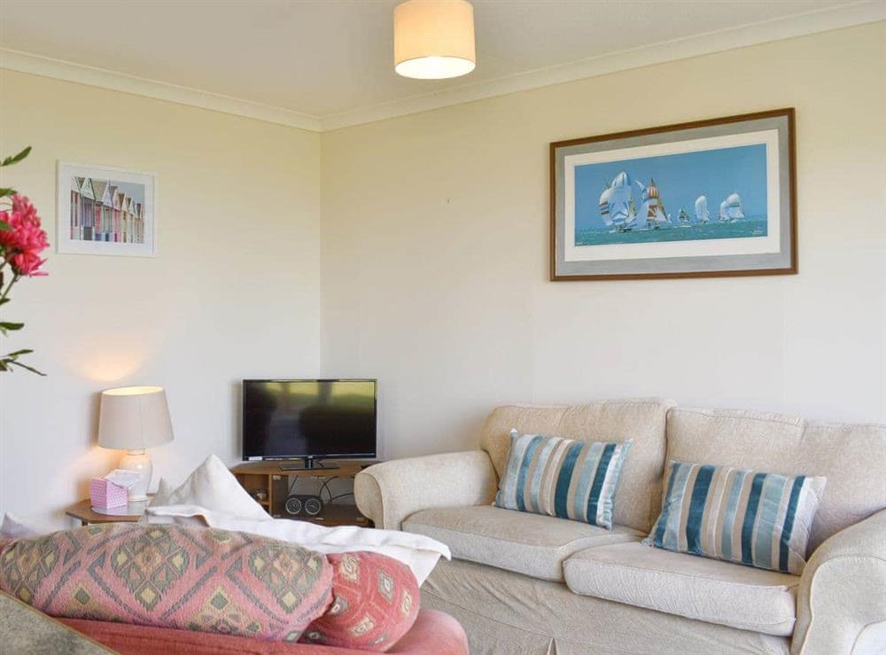 Welcoming living area at Needles and Winds in Freshwater, Isle of Wight