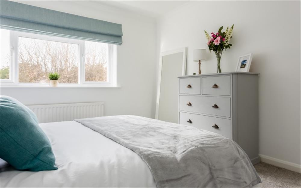 One of the bedrooms at Needles Gap in Milford On Sea