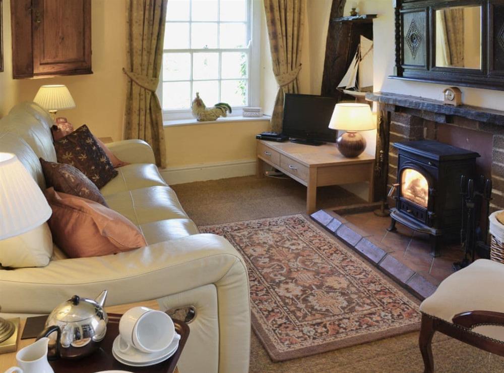 Living room at Nell’s Cottage in Dalton-in-Furness, Cumbria