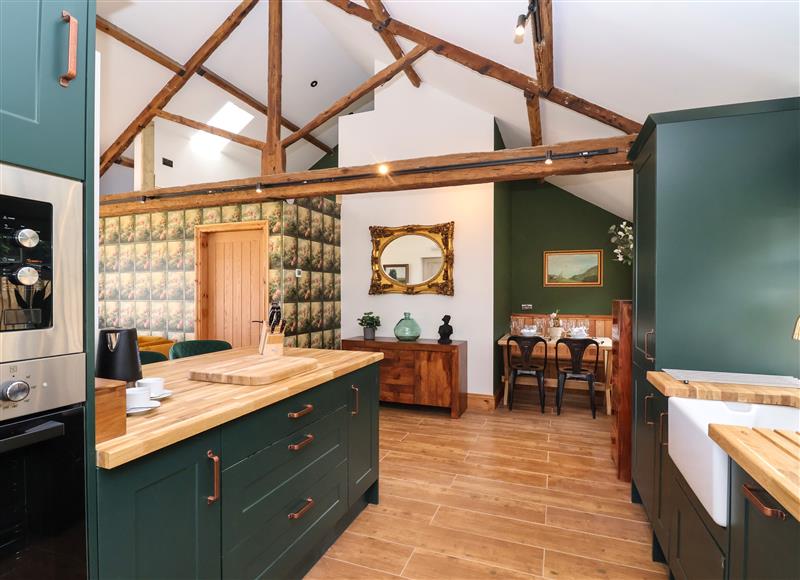 This is the kitchen at Nells Cottage, East Knapton
