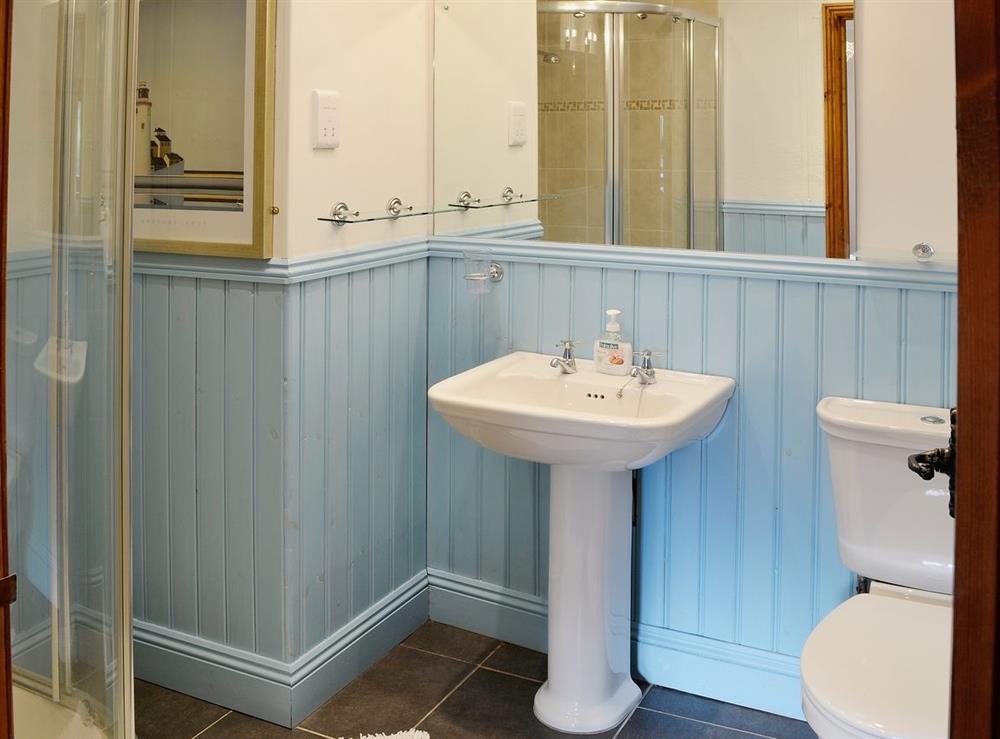 Bathroom at Nellys House in St Merryn, near Padstow, Cornwall