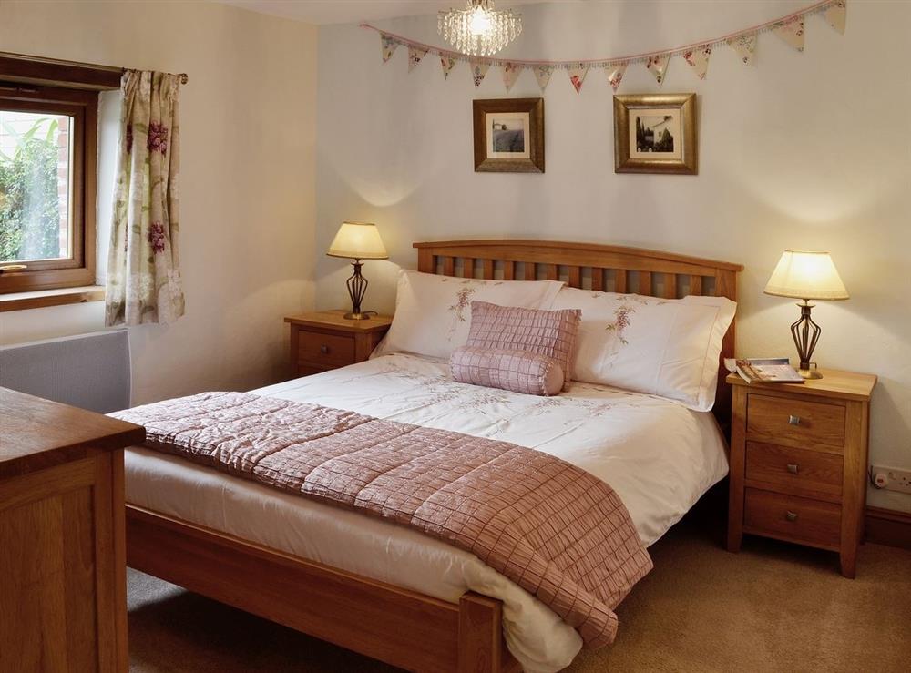 Double bedroom at Nellys House in St Merryn, near Padstow, Cornwall