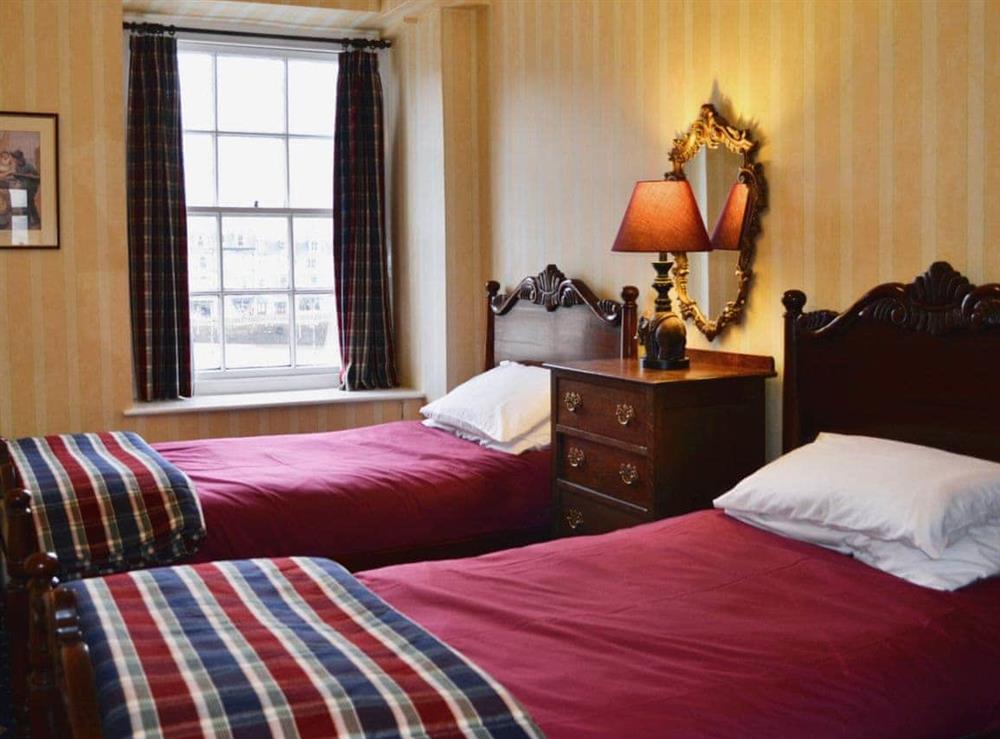Twin bedroom at Nelson in Ilfracombe, North Devon., Great Britain