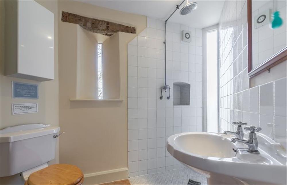 Ground floor: Shower room at Nelsons Barn, Burnham Thorpe near Kings Lynn