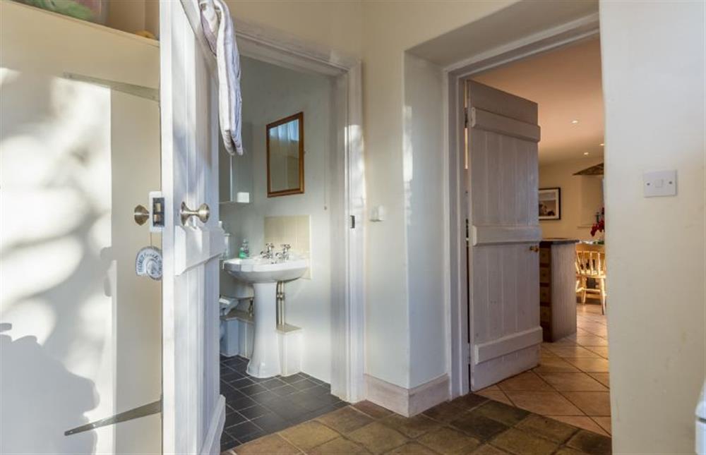 Ground floor: Useful wetroom by the utility room