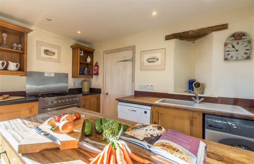 Ground floor: Well-equipped kitchen at Nelsons Barn, Burnham Thorpe near Kings Lynn