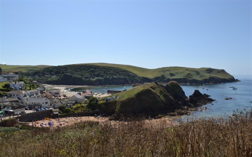 The setting of Nelsons Watch at Nelsons Watch in Hope Cove