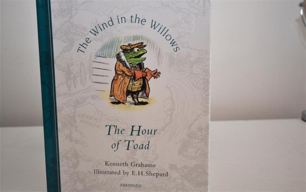 Enjoy a good read - rather apt for a Toad Hall Cottages property!
