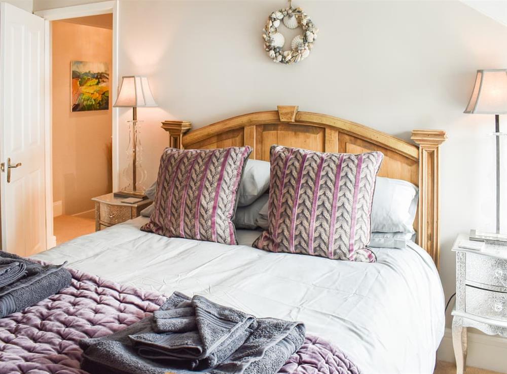 Double bedroom at Neptune Cottage in Amble, Northumberland