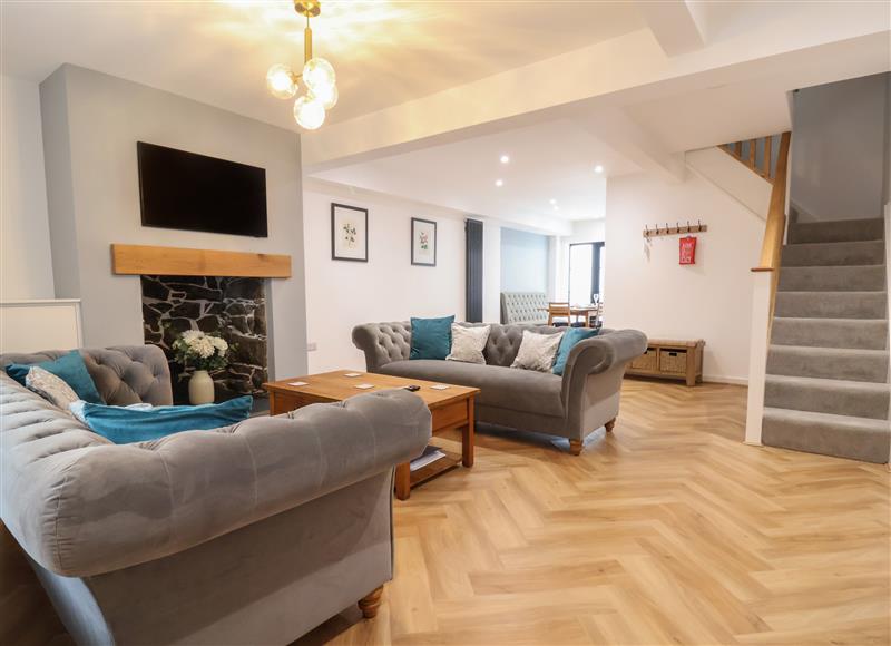 Relax in the living area at Neptune Cottage, Conwy