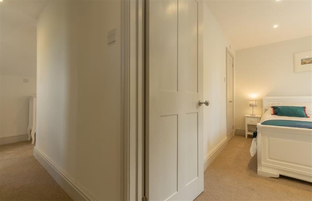 First Floor: Showing into master bedroom at Neptune House, Wells-next-the-Sea