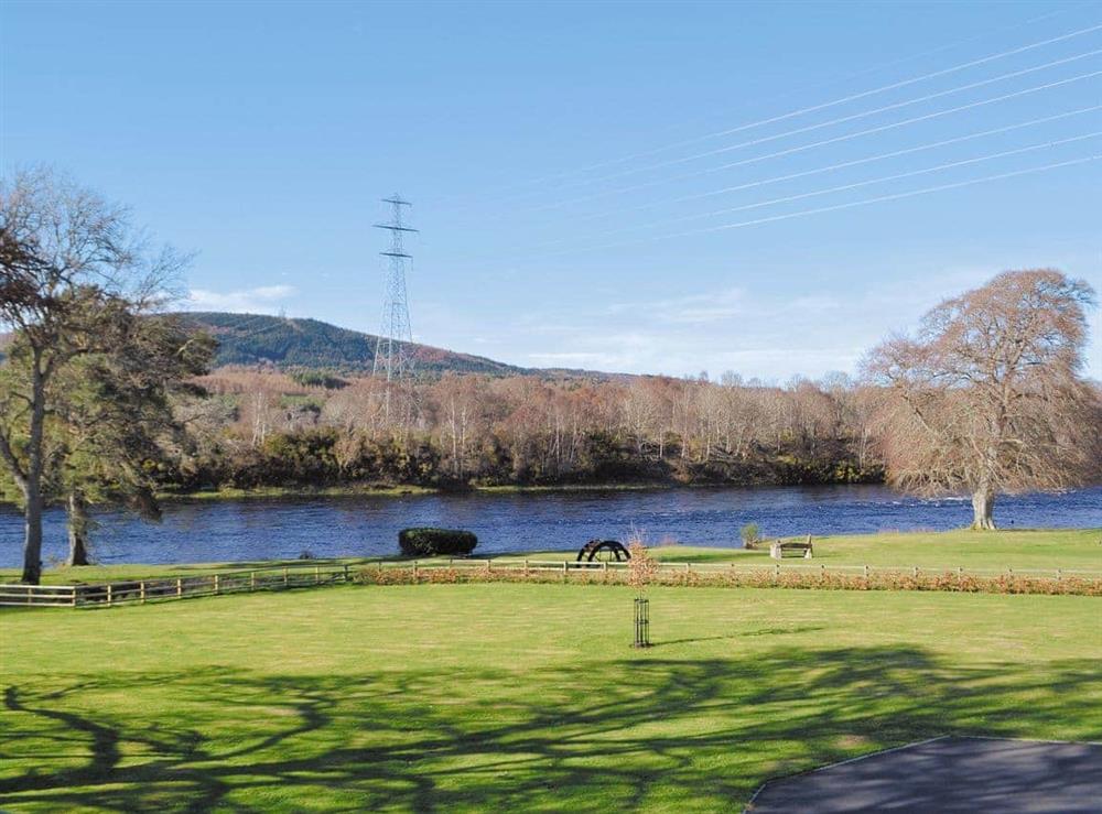 Beautiful views over the River Ness at River Lodge, 