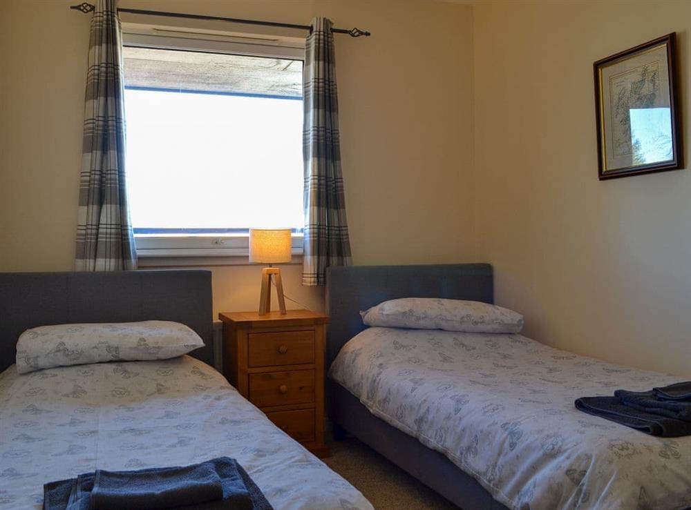 Twin bedroom at Ness-side Apartment in Inverness, Inverness-Shire