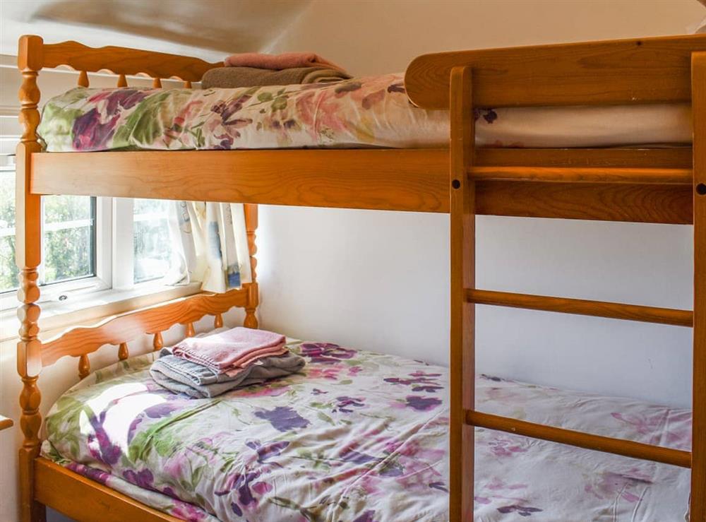 Bunk bedroom at Nessa Cottage in St Clether, near Launceston, Cornwall