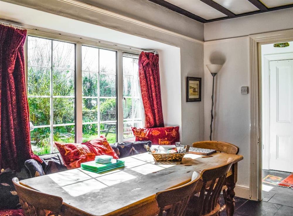 Dining Area at Nessa Cottage in St Clether, near Launceston, Cornwall