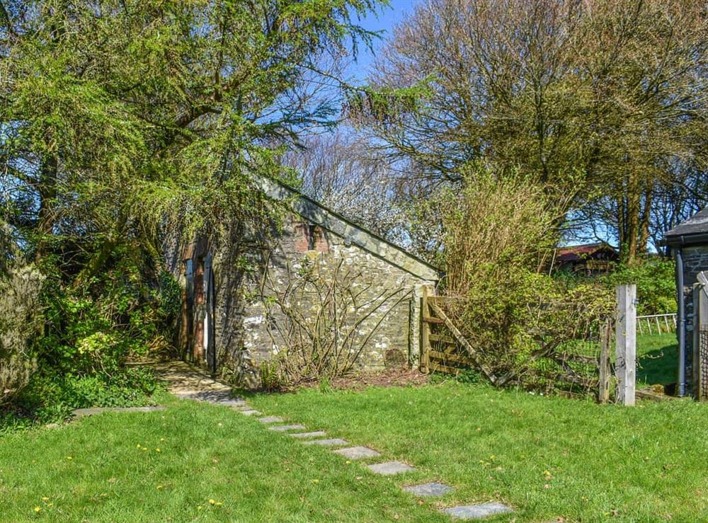 Garden at Nessa Cottage in St Clether, near Launceston, Cornwall