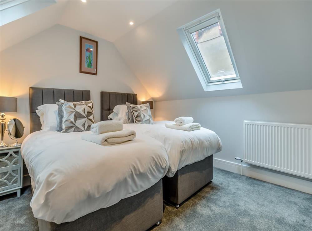 Twin bedroom at Nest Holiday Home in Whitby, North Yorkshire