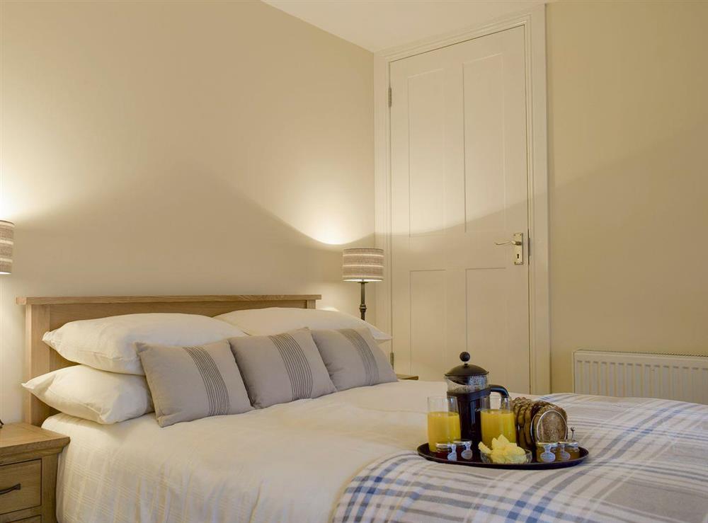 Comfortable double bedroom at Nether Cottage, 