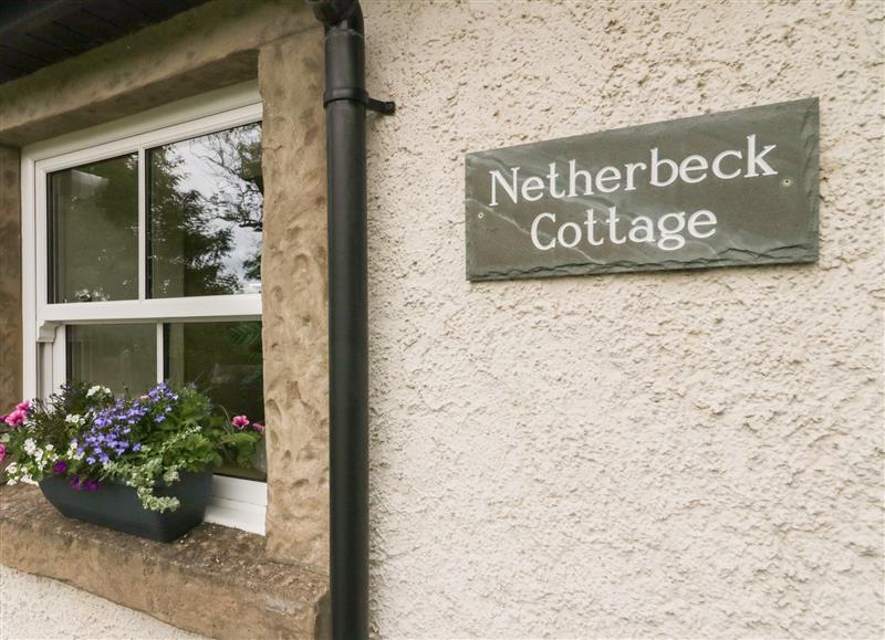 The garden at Netherbeck Cottage, Carnforth