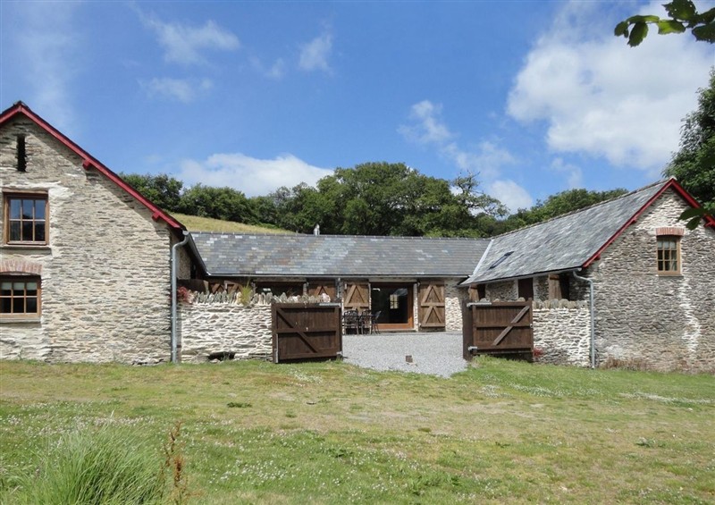 The setting at Nethercote Byre, Near Winsford