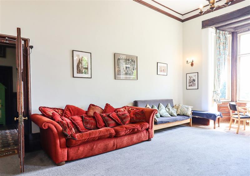 Enjoy the living room at Nethercott House, Iddesleigh