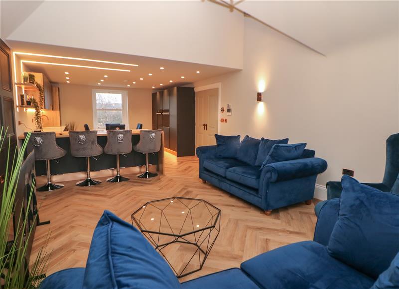 The living area at Netherdale Penthouse, Buxton