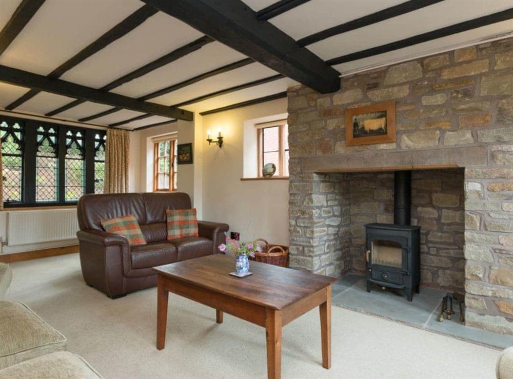 Spacious living room packed with heritage features at Parkers, 