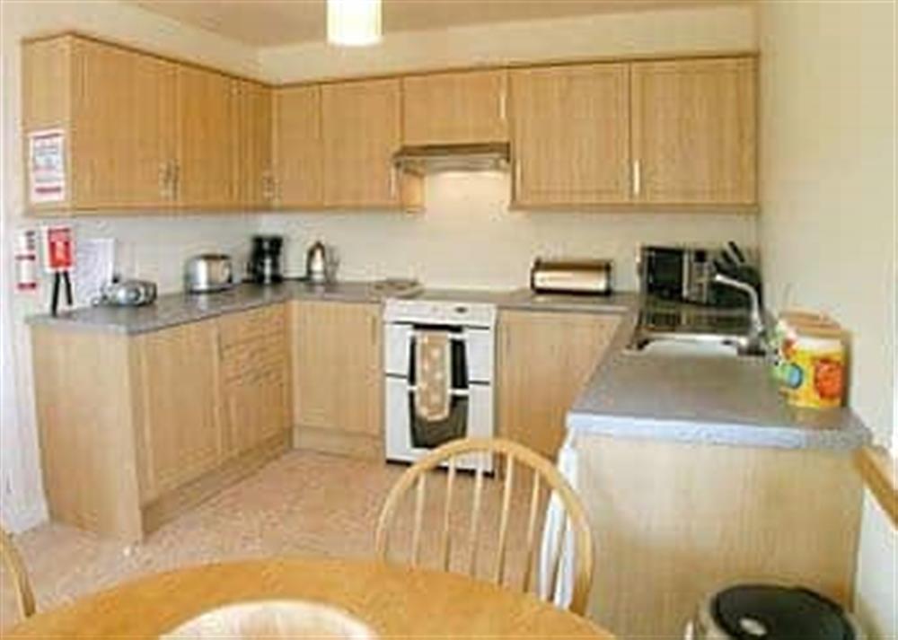 Open plan living/dining room/kitchen at Pennan Lodge, 