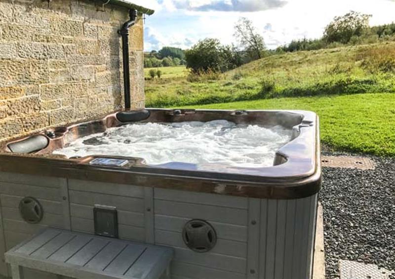 There is a hot tub at Netherraw, Newcastleton near Hawick