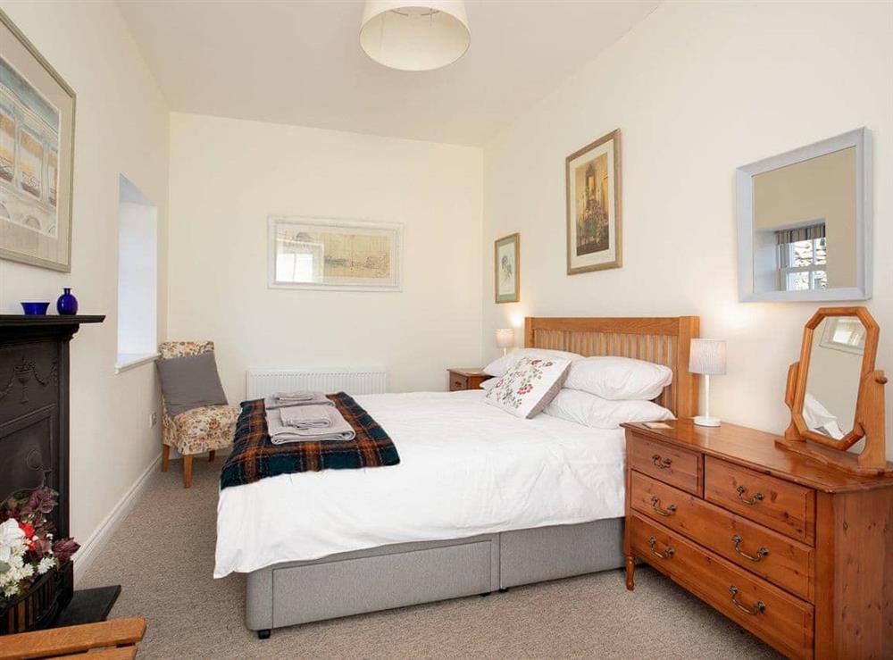 Comfortable double bedroom at Nettlebush Cottage in Drumelzier, near Peebles, Scottish Borders, Lanarkshire