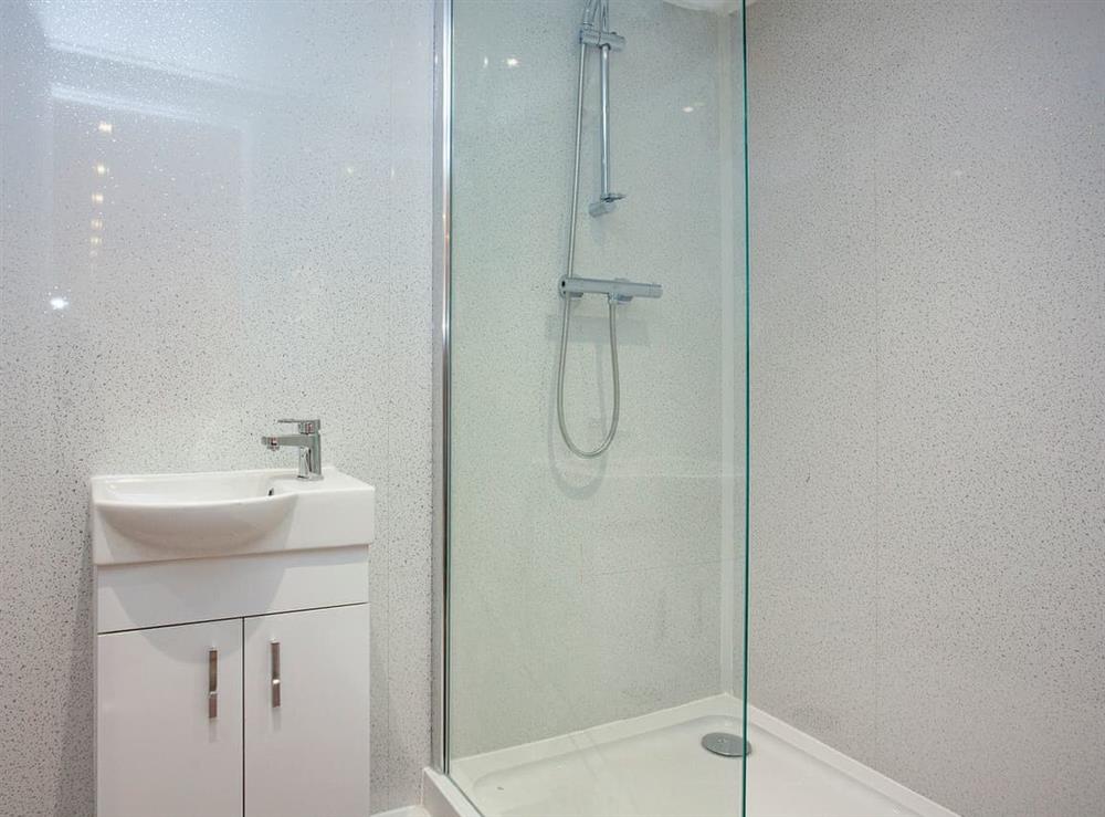 Shower room at New Bungalow in Camborne, Near Portreath, Cornwall
