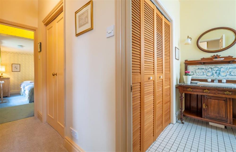 First floor:  The family shower room serves both bedroom two and three at New Chambers, Old Hunstanton