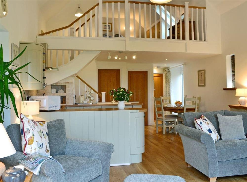 Impressive open plan living space (photo 2) at Bridge Cottage, 