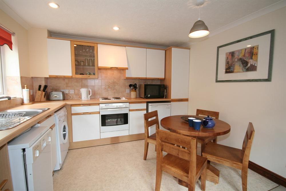 Kitchen/dining area at New Cottage in Hope Cove, Nr Kingsbridge