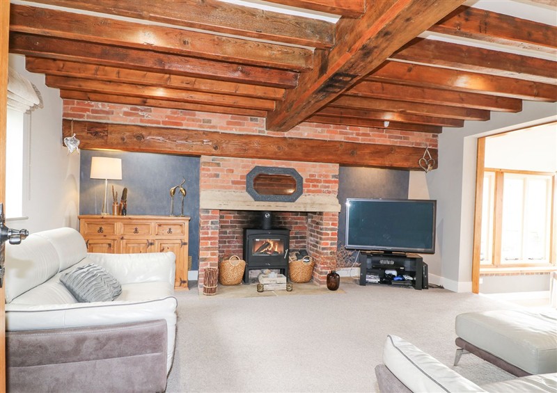 Enjoy the living room at New Elms Farmhouse, Melbourne