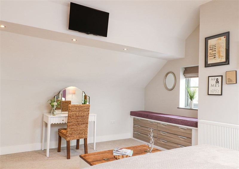 One of the 4 bedrooms at New Elms Farmhouse, Melbourne