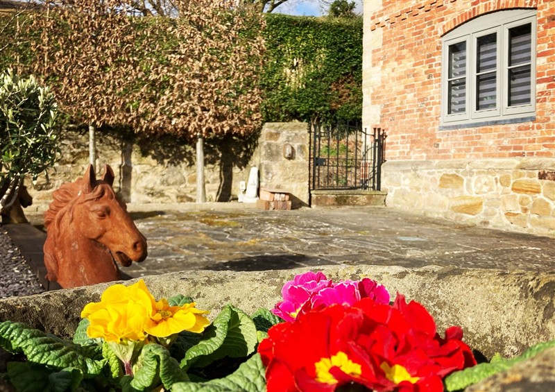 Outside at New Elms Farmhouse, Melbourne