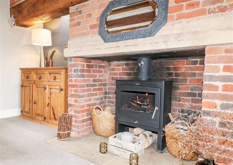 The living area at New Elms Farmhouse, Melbourne