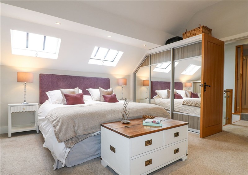 This is a bedroom at New Elms Farmhouse, Melbourne