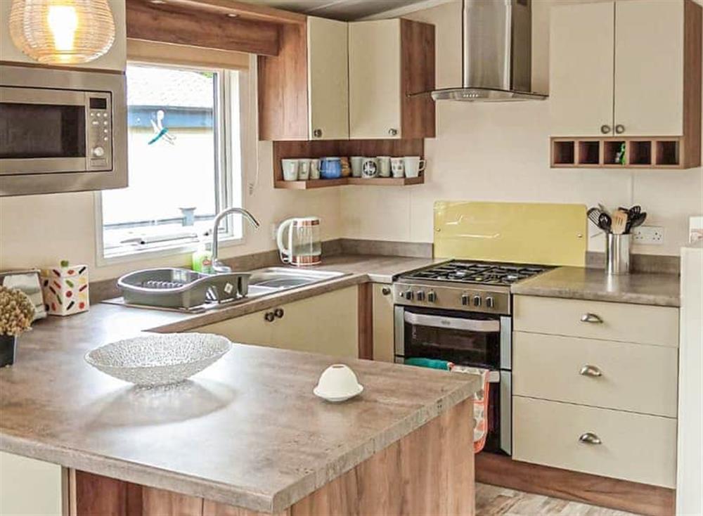 Kitchen at New Forest Lodge Retreat in Downton, Hampshire