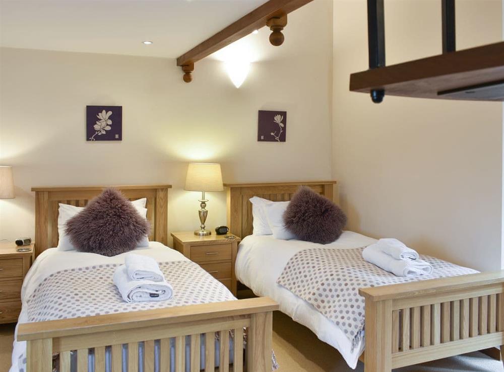 Light and airy twin bedroom with mezzanine at New House (Visit Britain Gold Award) (Deluxe) in Windermere, Cumbria