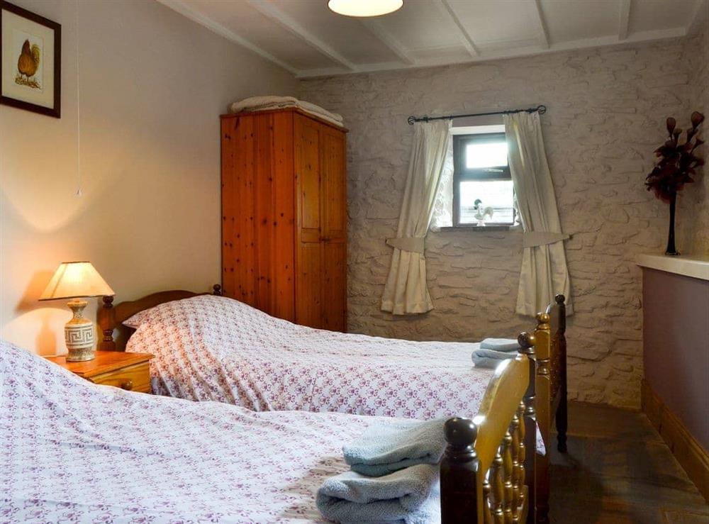 The twin bedroom is fitted out the the same high standard as the rest of the accomodation at The Barn, 