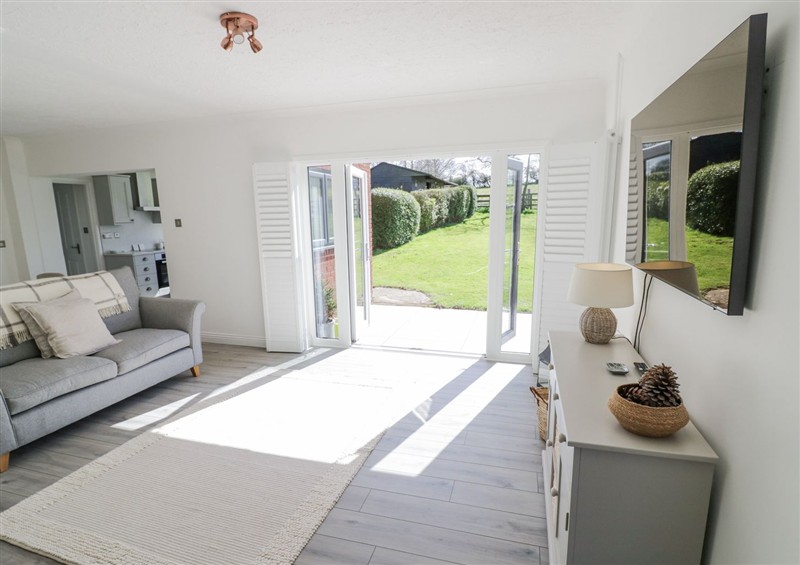 Relax in the living area at New House Farm, Wappenbury near Leamington Spa